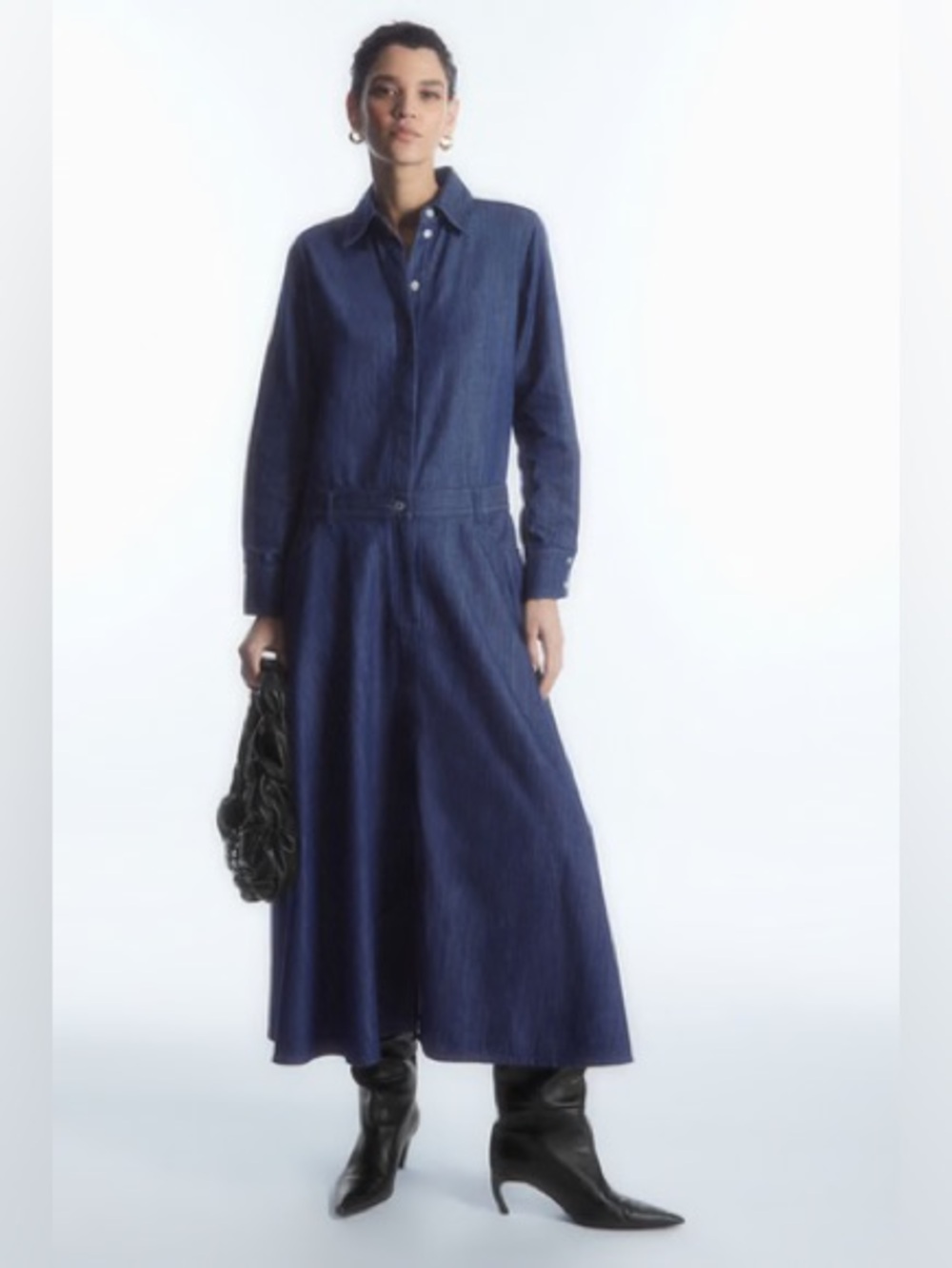 COS Denim Midi Shirt Dress